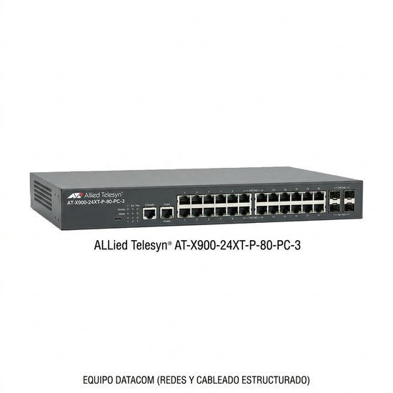 ALLIED-TELESYN AT-X900-24XT-P-80-PC-3 EQUIPO DATACOM (REDES Y CABLEADO ESTRUCTURADO)