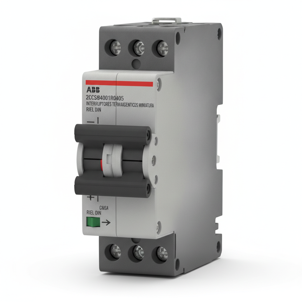 ABB 2CCS894001R0405 INTERRUPTORES TERMOMAGNETICOS MINIATURA RIEL DIN