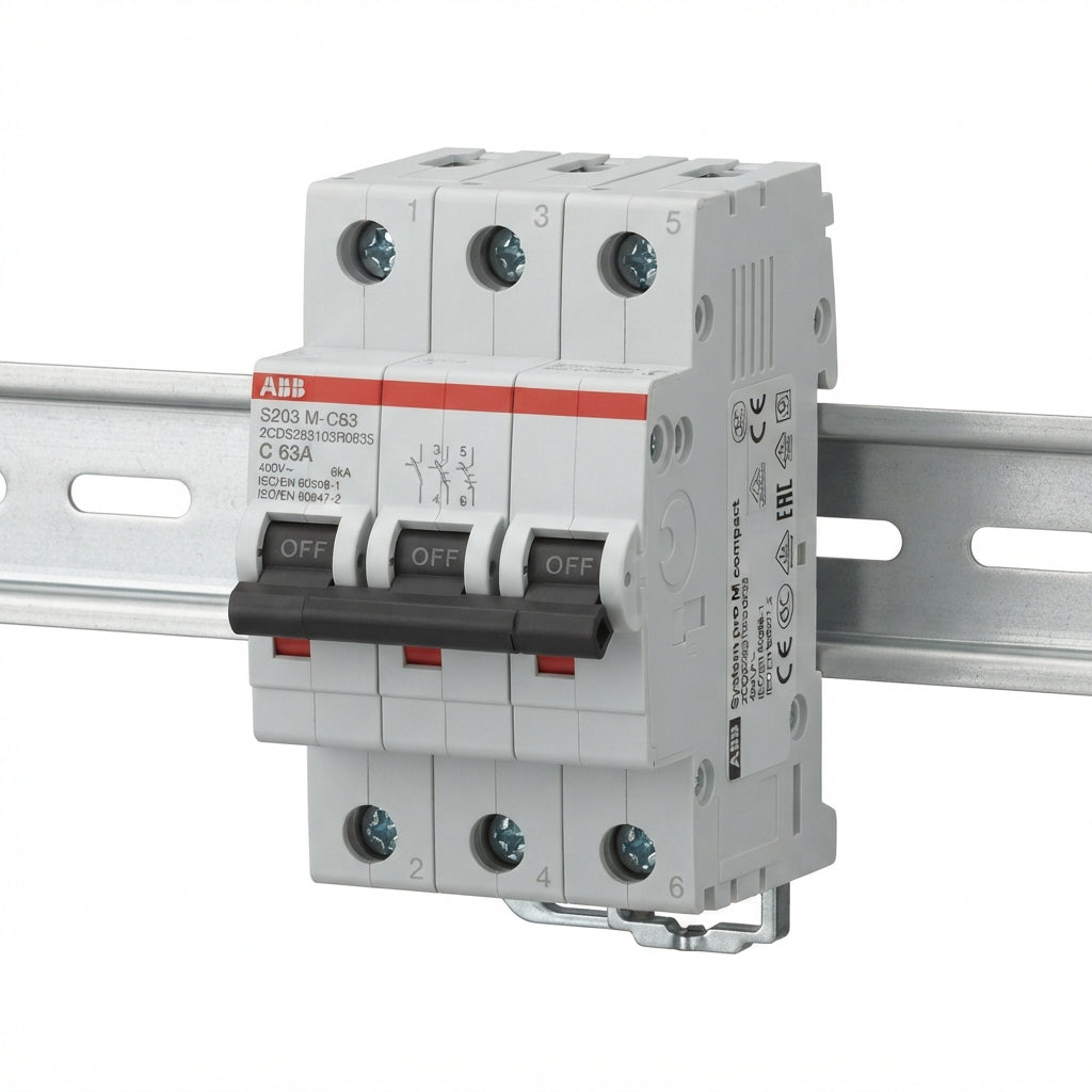 ABB 2CDS283103R0635 INTERRUPTORES TERMOMAGNETICOS MINIATURA RIEL DIN