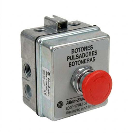 ALLEN-BRADLEY 800F-17RE100 BOTONES PULSADORES BOTONERAS