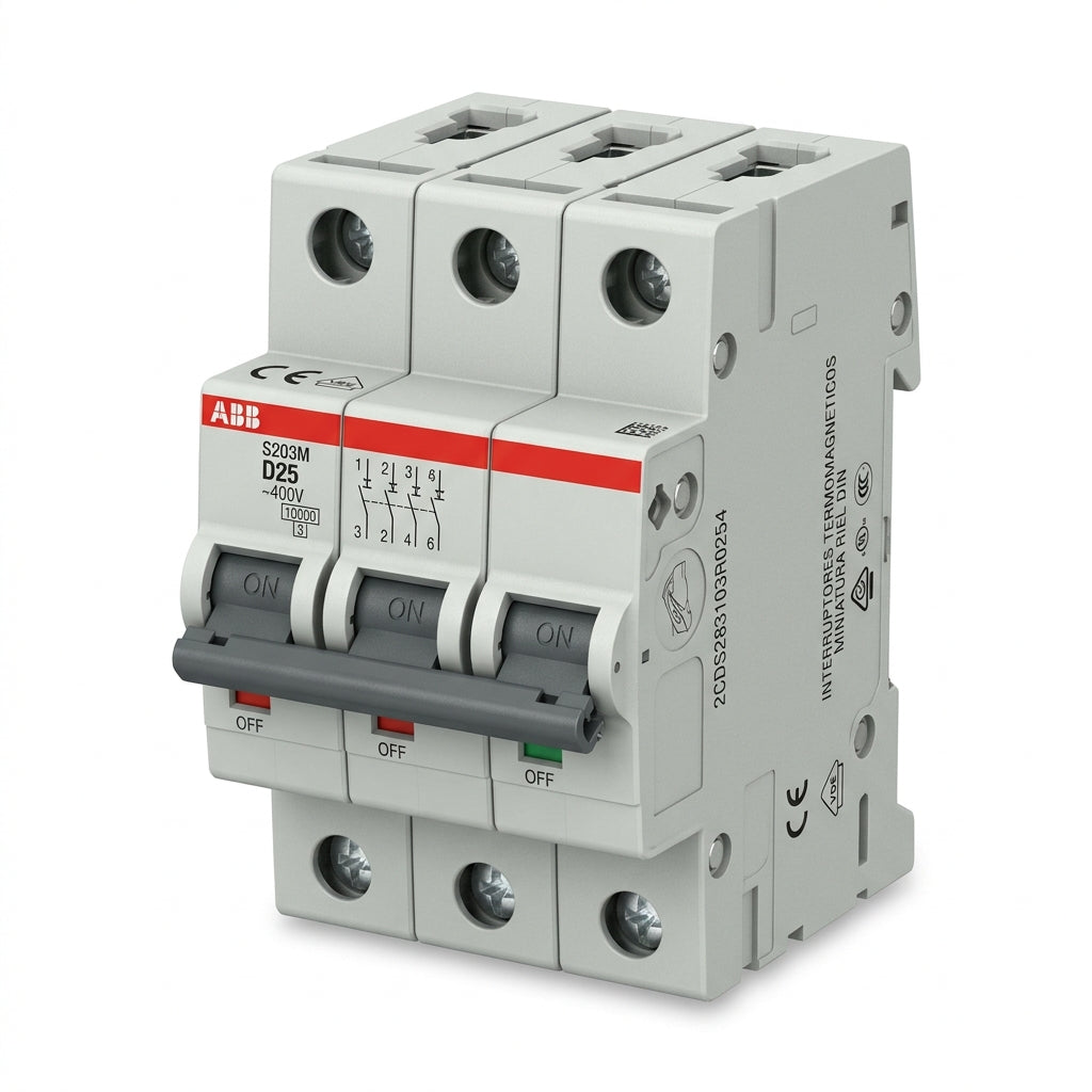 ABB 2CDS283103R0254 INTERRUPTORES TERMOMAGNETICOS MINIATURA RIEL DIN