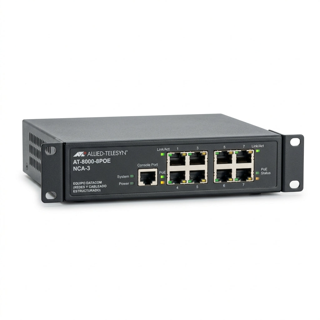 ALLIED-TELESYN 8000-8POE-NCA-3 EQUIPO DATACOM (REDES Y CABLEADO ESTRUCTURADO)