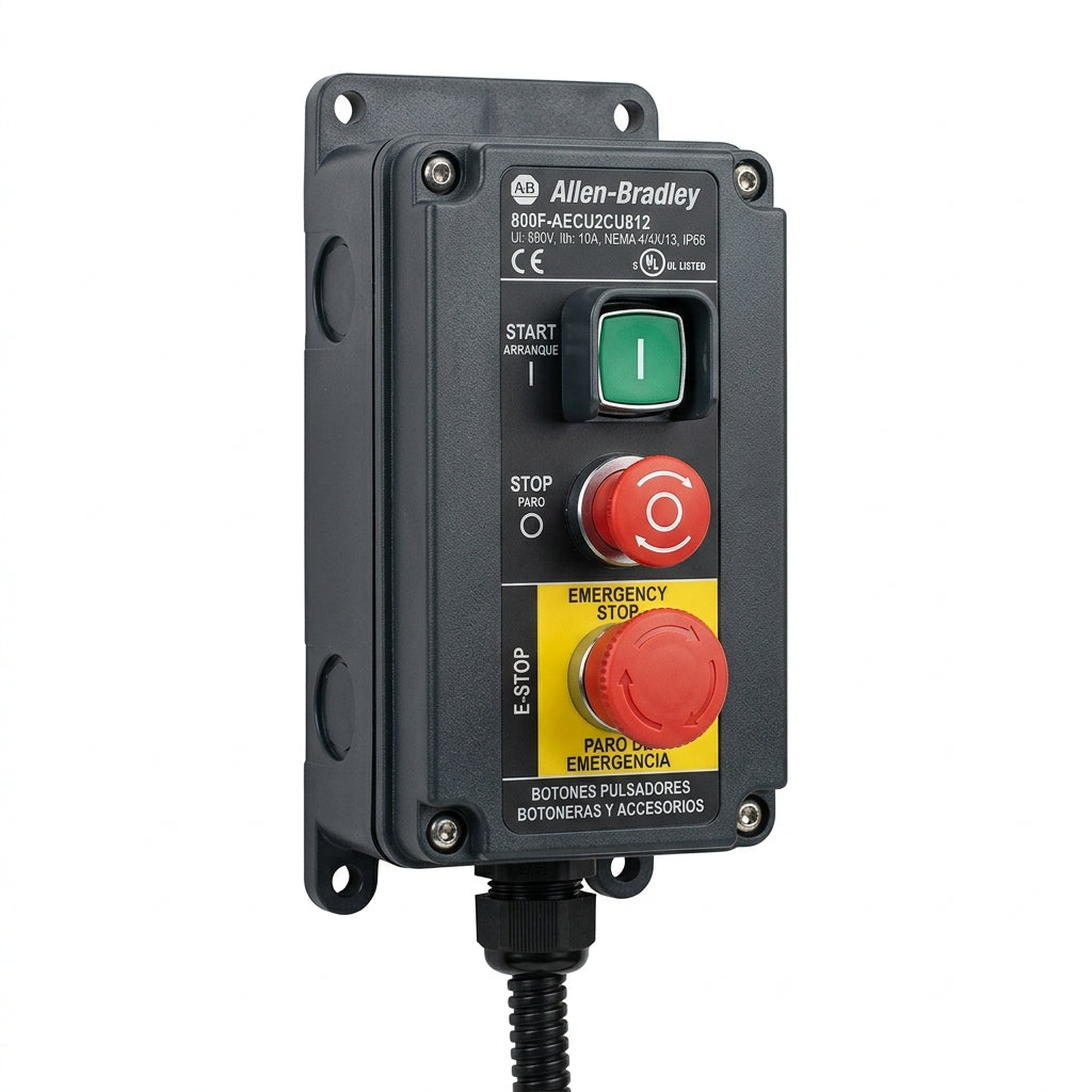 ALLEN-BRADLEY 800F-AECU2CU812 BOTONES PULSADORES BOTONERAS Y ACCESORIOS