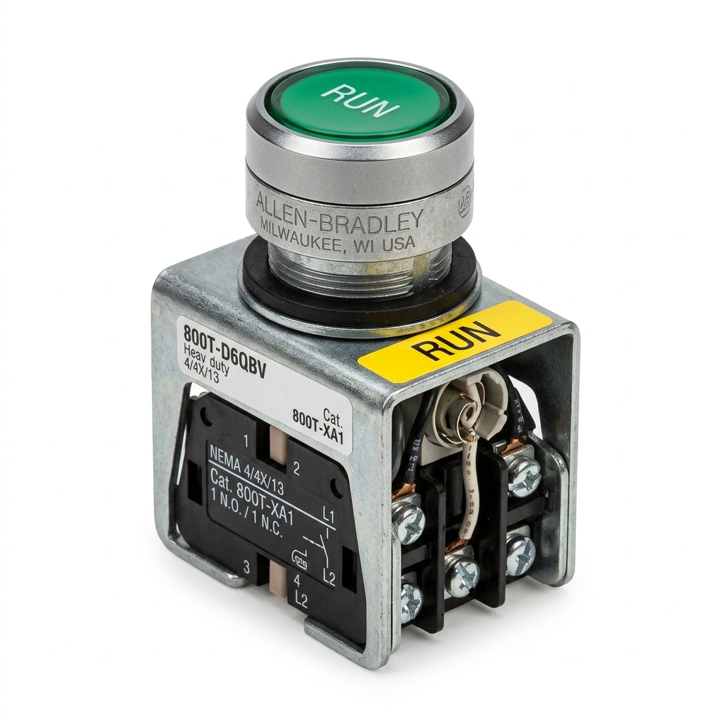 ALLEN-BRADLEY 800T-D6QBV BOTONES PULSADORES BOTONERAS Y ACCESORIOS