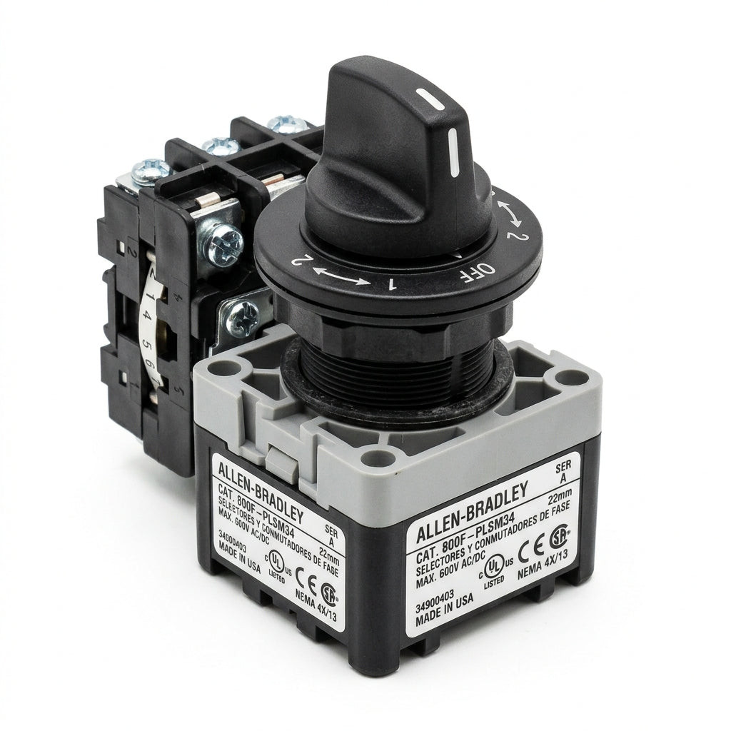 ALLEN-BRADLEY 800F-PLSM34 SELECTORES Y CONMUTADORES DE FASE - LEVAS