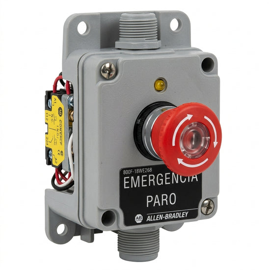 ALLEN-BRADLEY 800F-18WE268 BOTONES PULSADORES BOTONERAS Y ACCESORIOS
