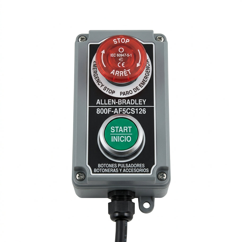 ALLEN-BRADLEY 800F-AF5CS126 BOTONES PULSADORES BOTONERAS Y ACCESORIOS