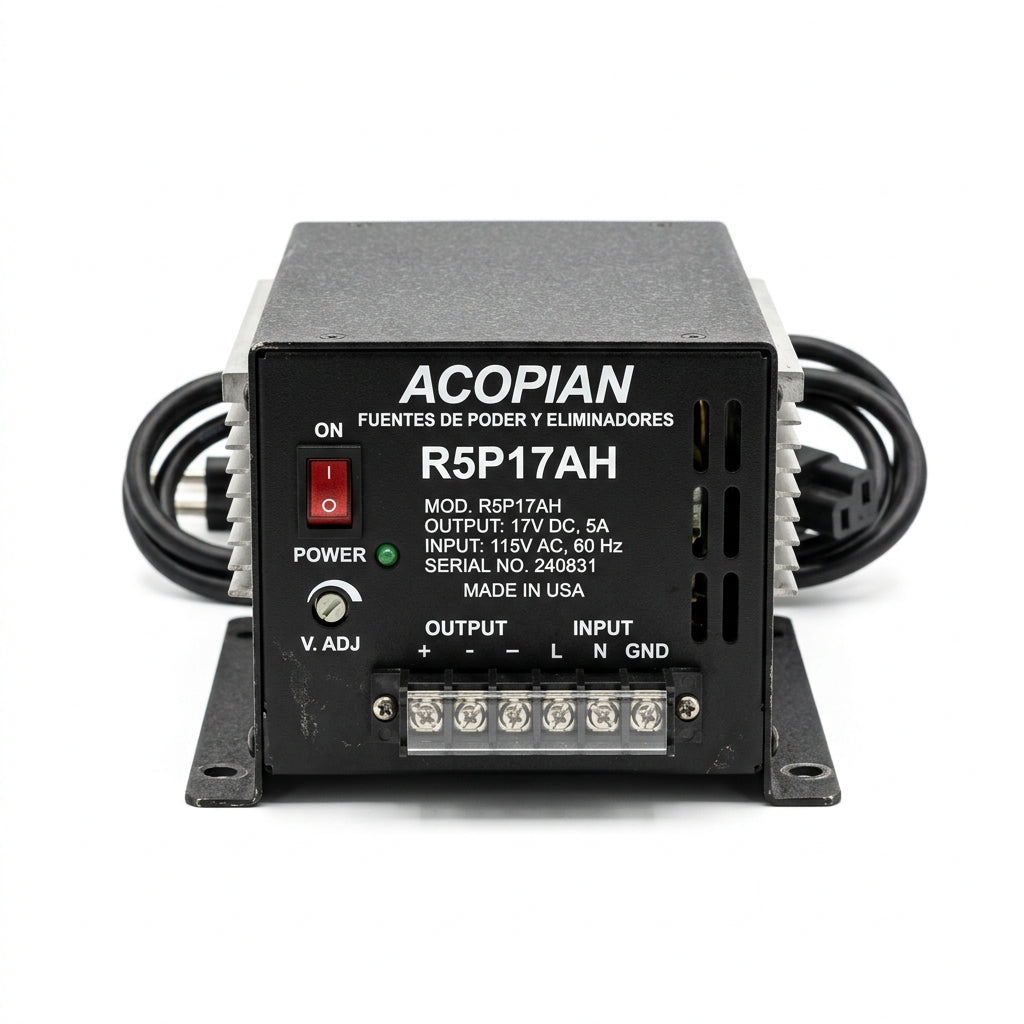 ACOPIAN R5P17AH FUENTES DE PODER Y ELIMINADORES