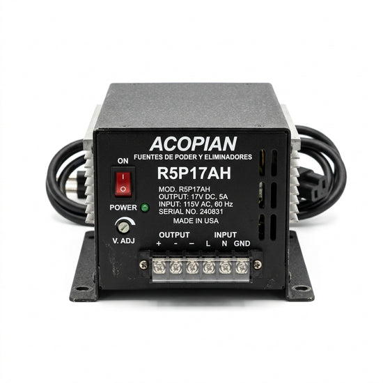 ACOPIAN R5P17AH FUENTES DE PODER Y ELIMINADORES