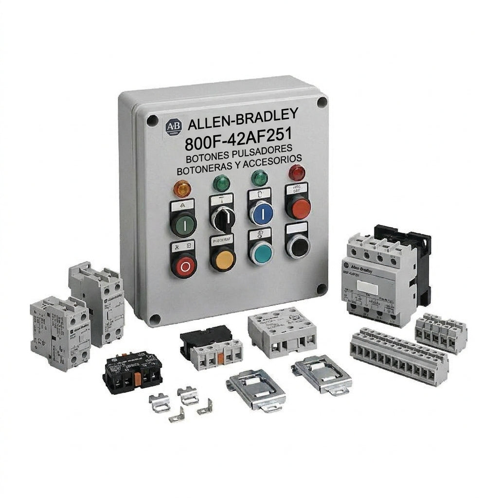 ALLEN-BRADLEY 800F-42AF251 BOTONES PULSADORES BOTONERAS Y ACCESORIOS