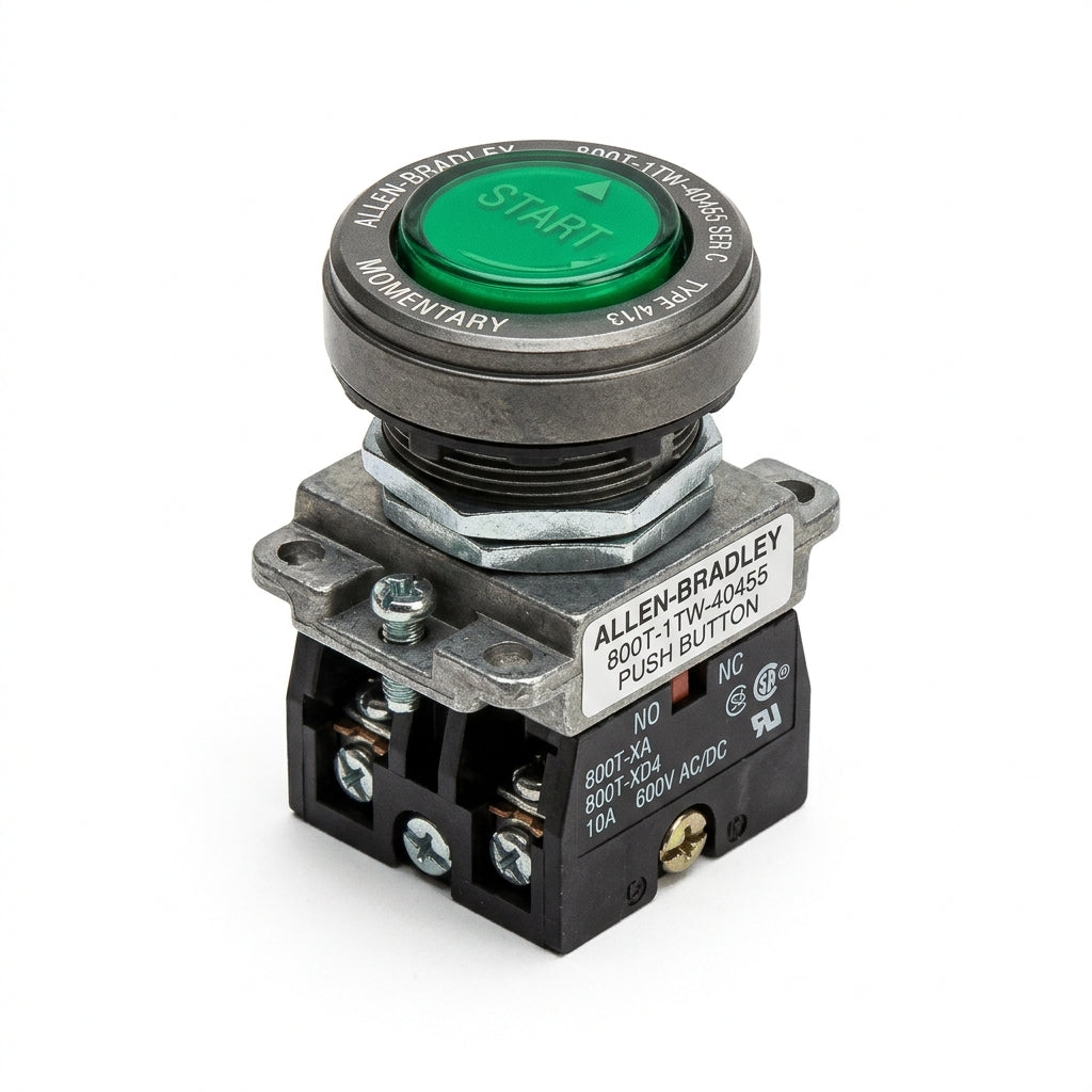 ALLEN-BRADLEY 800T-1TW-40455 BOTONES PULSADORES BOTONERAS Y ACCESORIOS