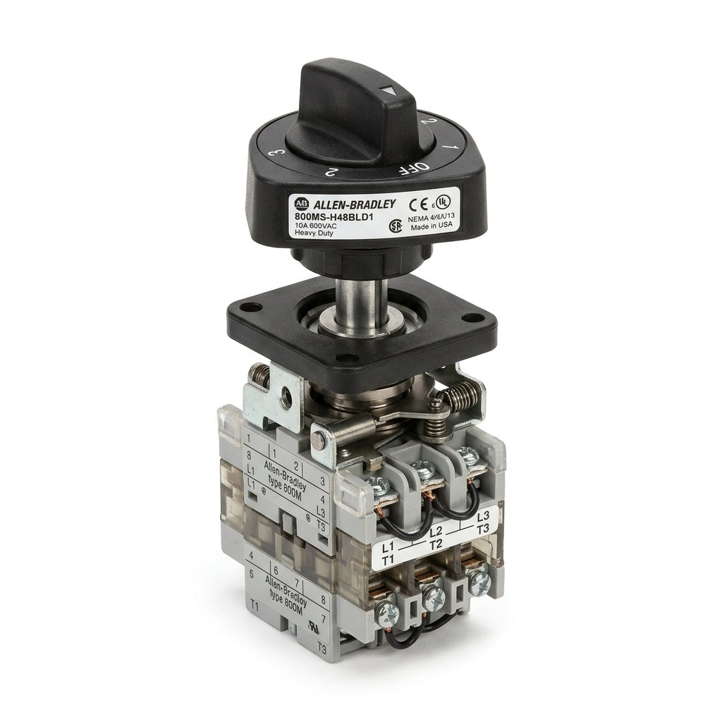 ALLEN-BRADLEY 800MS-H48BLD1 SELECTORES Y CONMUTADORES DE FASE - LEVAS