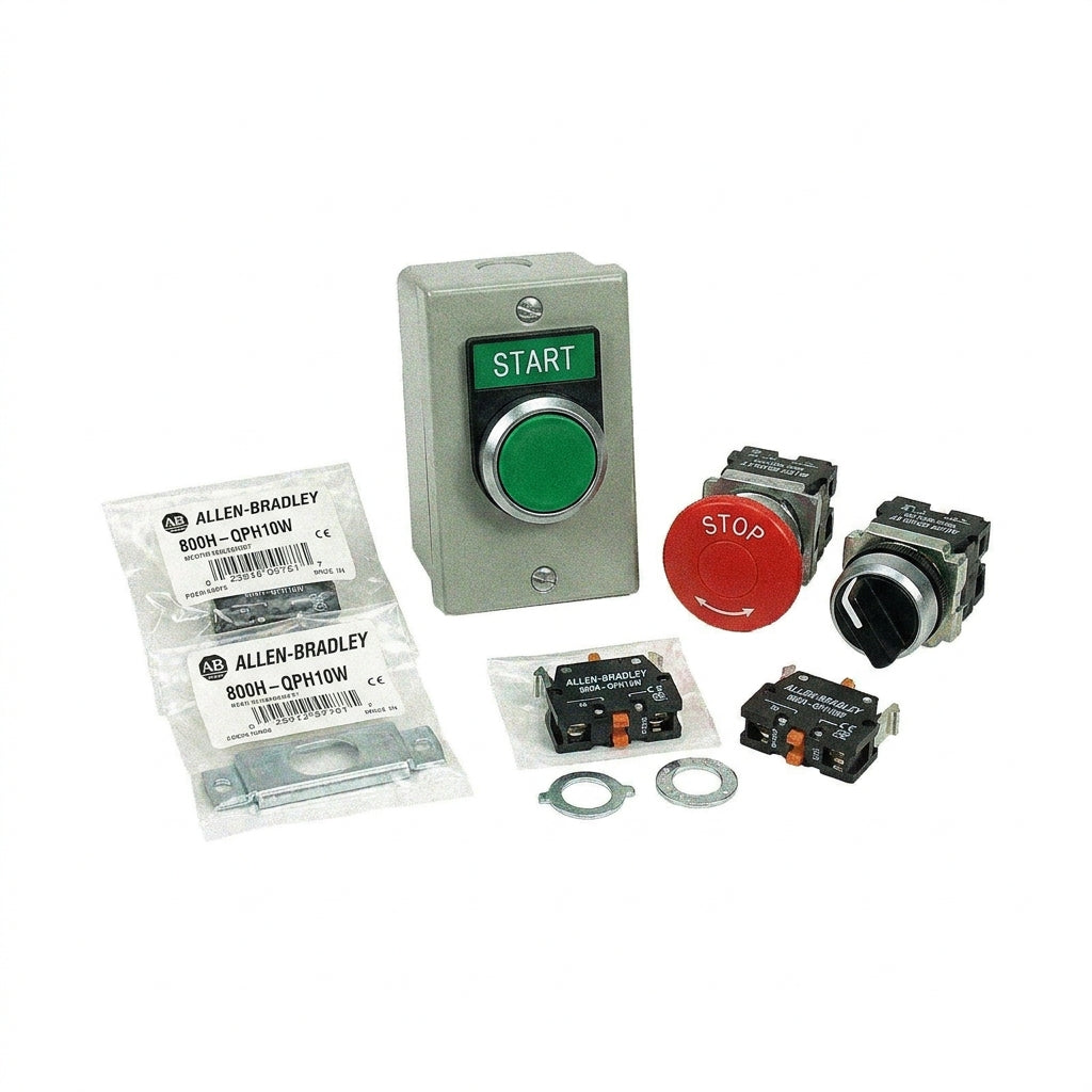 ALLEN-BRADLEY 800H-QPH10W BOTONES PULSADORES BOTONERAS Y ACCESORIOS