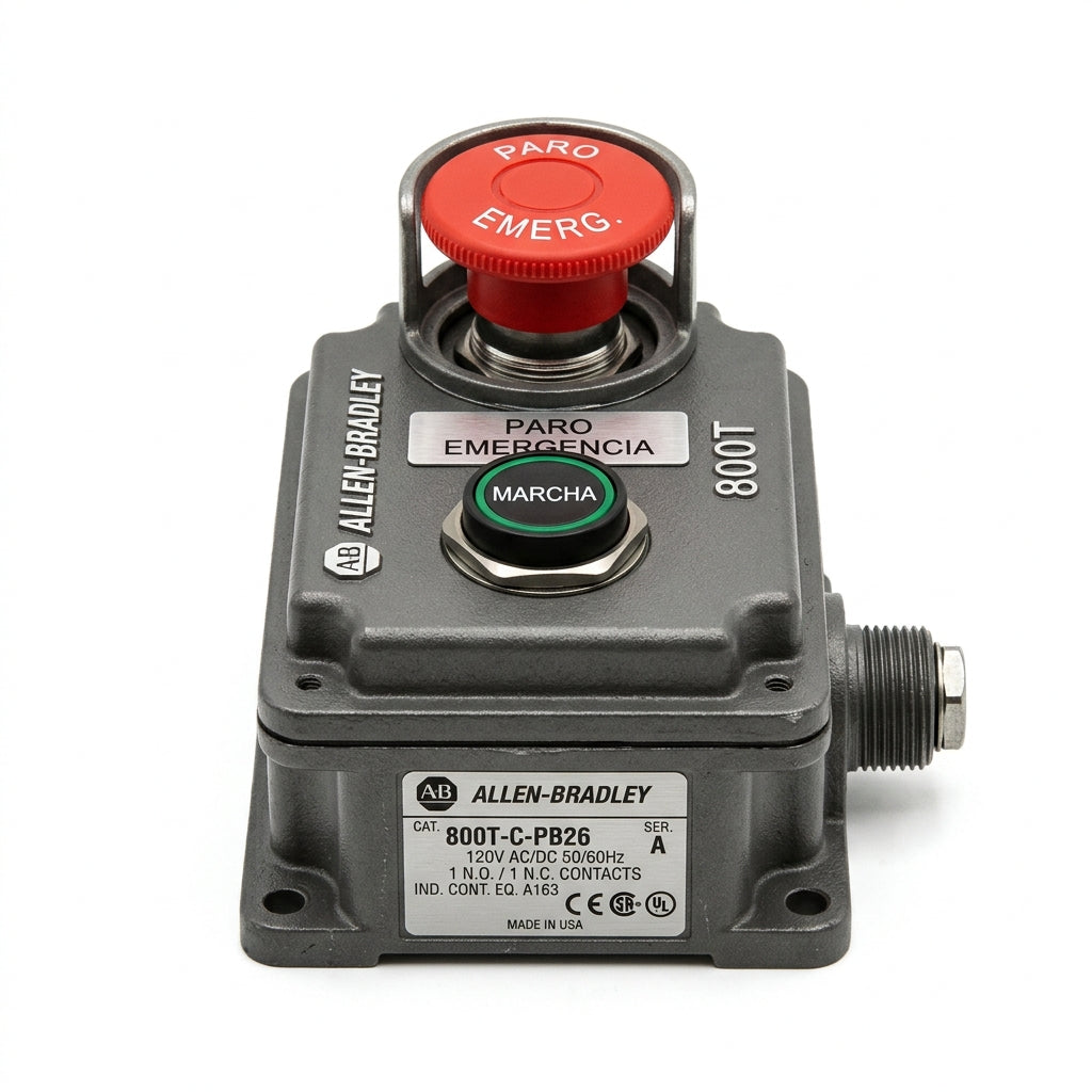 ALLEN-BRADLEY 800T-C-PB26 BOTONES PULSADORES BOTONERAS Y ACCESORIOS