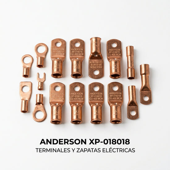 ANDERSON XP-018018 TERMINALES Y ZAPATAS ELECTRICAS