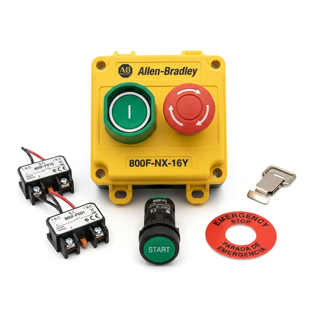 ALLEN-BRADLEY 800F-NX-16Y BOTONES PULSADORES BOTONERAS Y ACCESORIOS