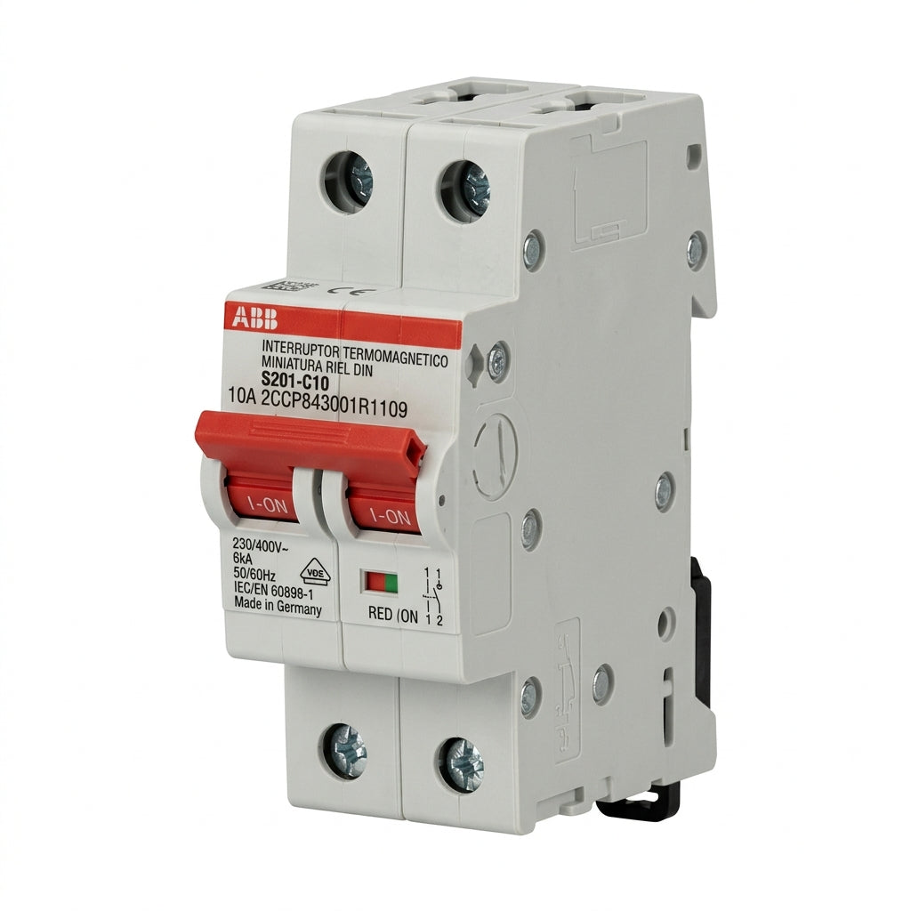 ABB 2CCP843001R1109 INTERRUPTORES TERMOMAGNETICOS MINIATURA RIEL DIN