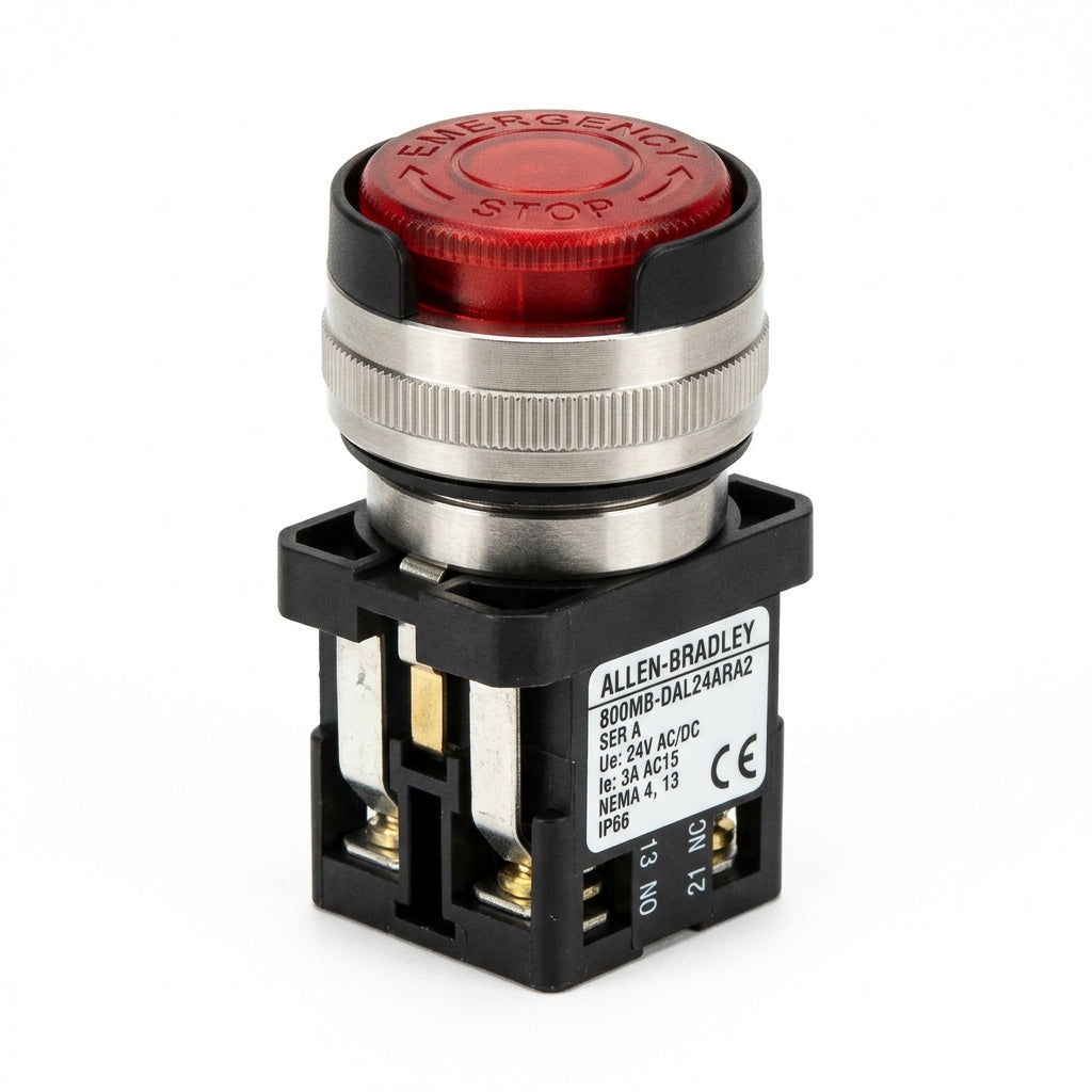 ALLEN-BRADLEY 800MB-DAL24ARA2 BOTONES PULSADORES BOTONERAS Y ACCESORIOS