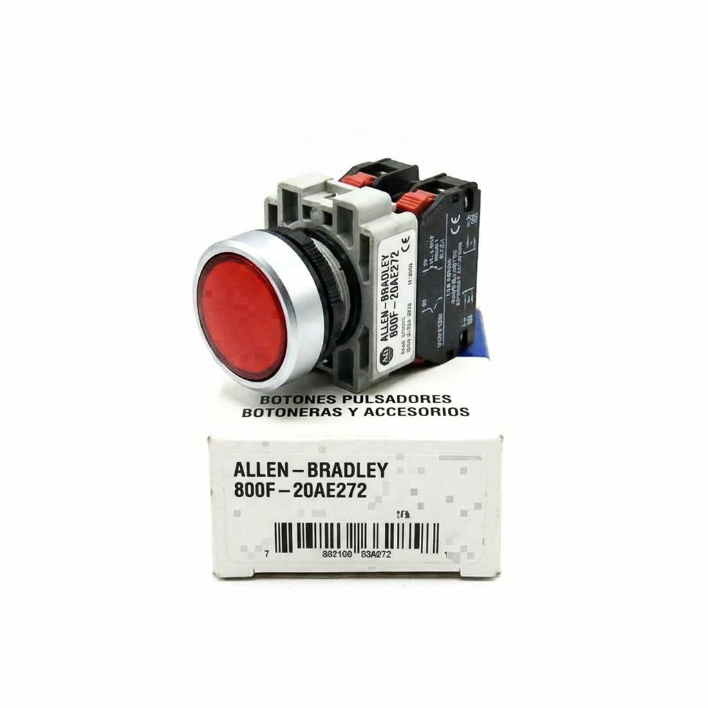 ALLEN-BRADLEY 800F-20AE272 BOTONES PULSADORES BOTONERAS Y ACCESORIOS