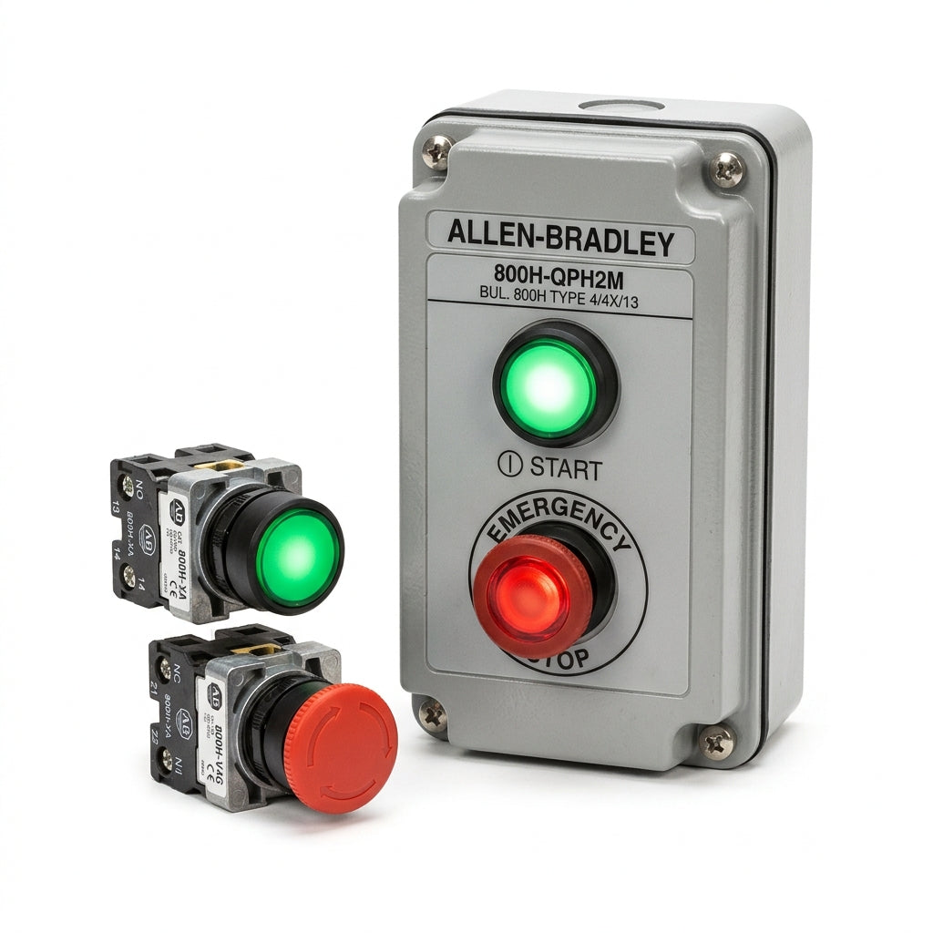 ALLEN-BRADLEY 800H-QPH2M BOTONES PULSADORES BOTONERAS Y ACCESORIOS