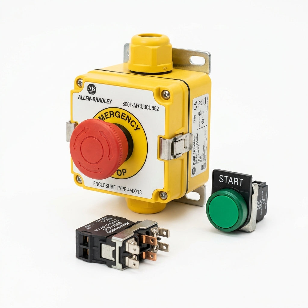 ALLEN-BRADLEY 800F-AFCU3CU852 BOTONES PULSADORES BOTONERAS Y ACCESORIOS