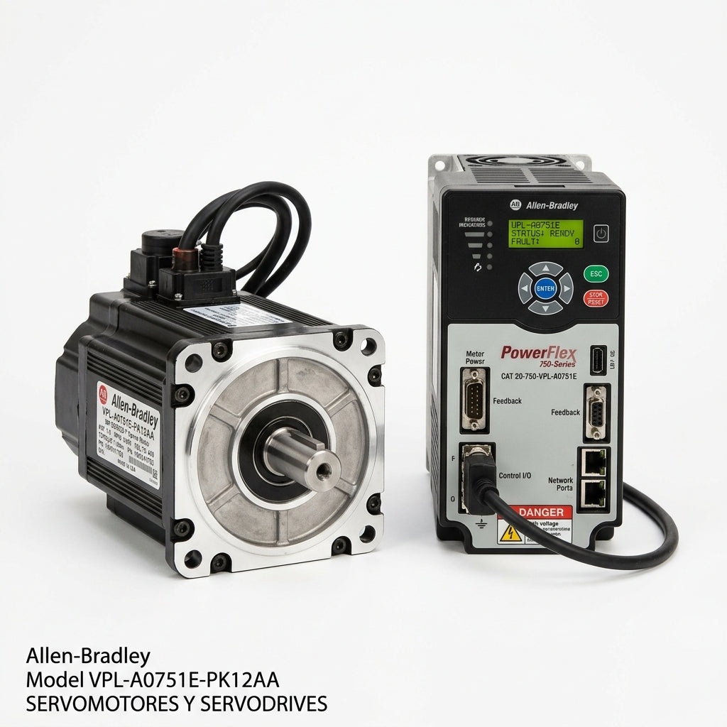 ALLEN-BRADLEY VPL-A0751E-PK12AA SERVOMOTORES Y SERVODRIVES
