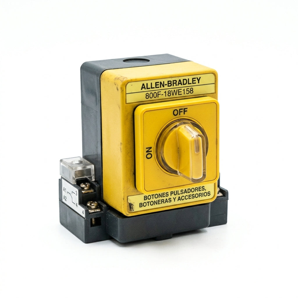ALLEN-BRADLEY 800F-18WE158 BOTONES PULSADORES BOTONERAS Y ACCESORIOS