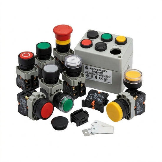 ALLEN-BRADLEY 800B-AW2 BOTONES PULSADORES BOTONERAS Y ACCESORIOS