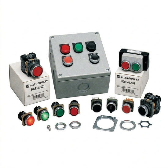 ALLEN-BRADLEY 800E-4LX01 BOTONES PULSADORES BOTONERAS Y ACCESORIOS