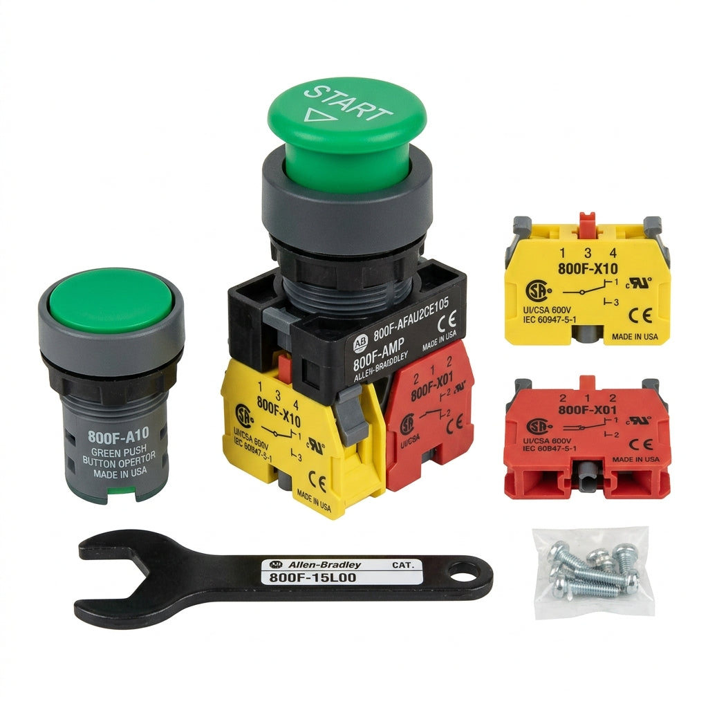ALLEN-BRADLEY 800F-AFAU2CE105 BOTONES PULSADORES BOTONERAS Y ACCESORIOS