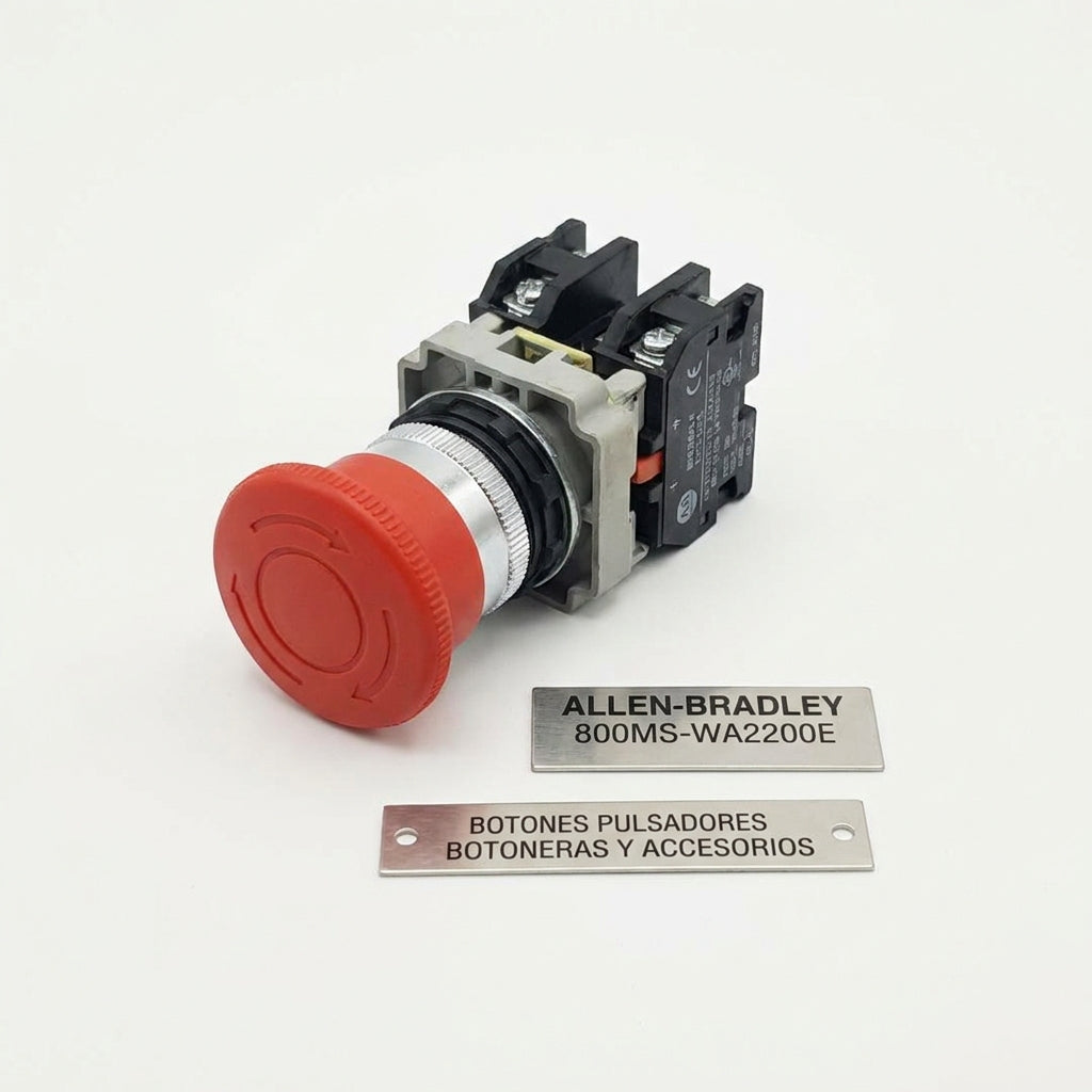 ALLEN-BRADLEY 800MS-WA2200E BOTONES PULSADORES BOTONERAS Y ACCESORIOS