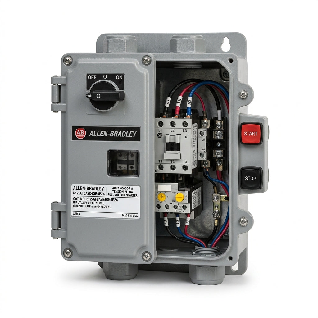 ALLEN-BRADLEY 512-AFBA2E4GR6P24 ARRANCADORES A TENSION PLENA