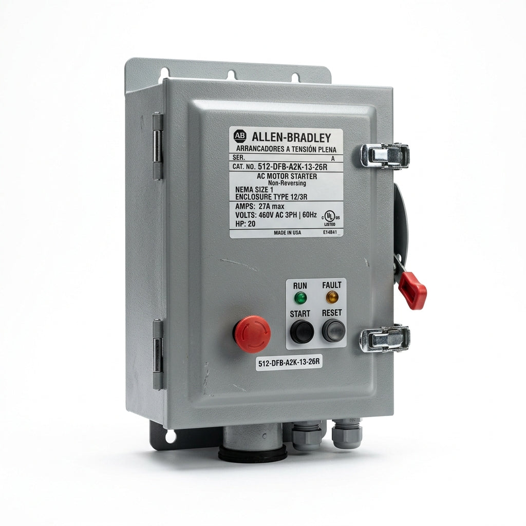 ALLEN-BRADLEY 512-DFB-A2K-13-26R ARRANCADORES A TENSION PLENA
