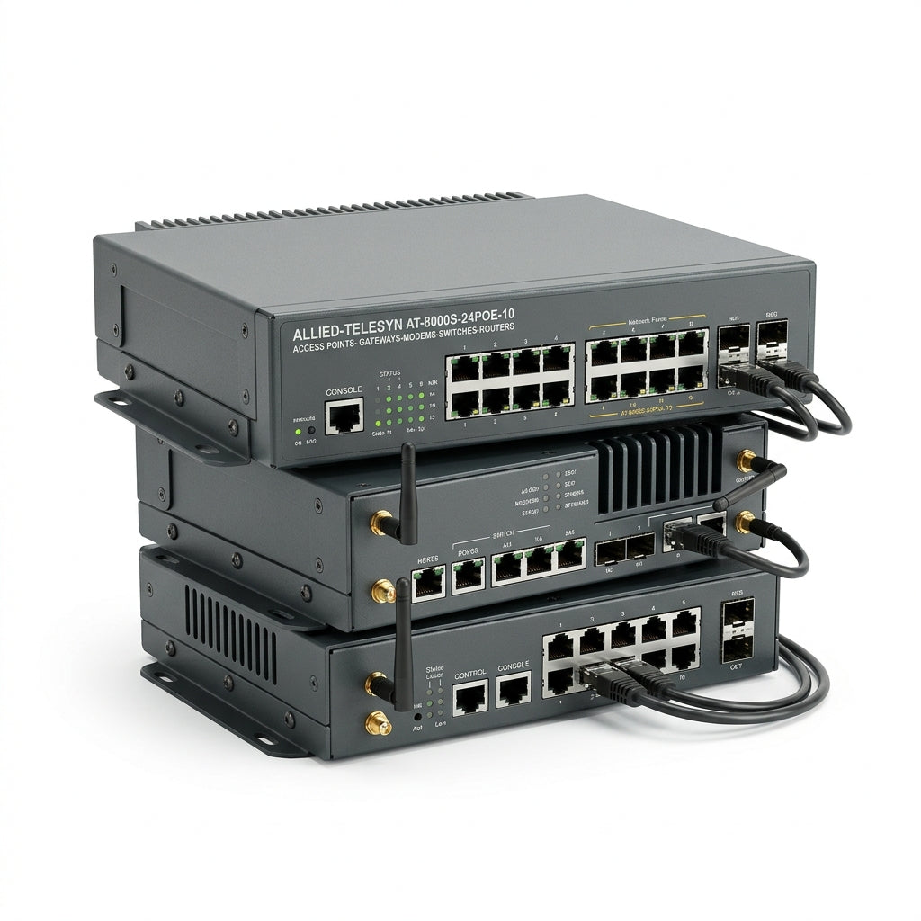 ALLIED-TELESYN AT-8000S-24POE-10 ACCESS POINTS- GATEWAYS-MODEMS-SWITCHES-ROUTERS