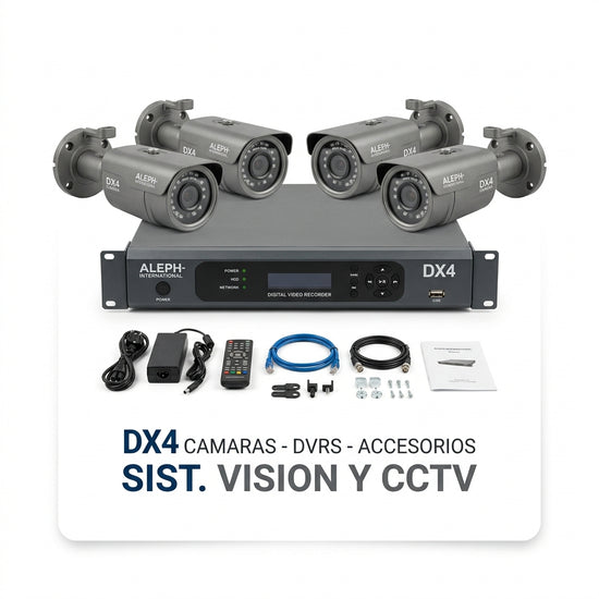 ALEPH-INTERNATIONAL DX4 CAMARAS - DVRS - ACCESORIOS SIST. VISION Y CCTV
