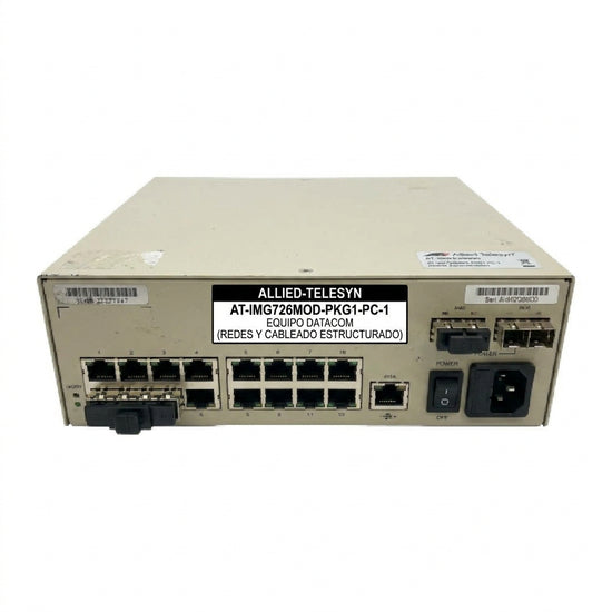 ALLIED-TELESYN AT-IMG726MOD-PKG1-PC-1 EQUIPO DATACOM (REDES Y CABLEADO ESTRUCTURADO)