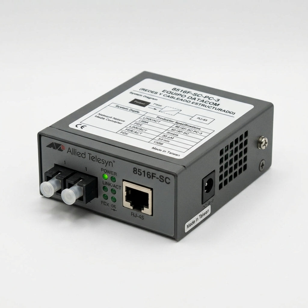 ALLIED-TELESYN 8516F-SC-PC-3 EQUIPO DATACOM (REDES Y CABLEADO ESTRUCTURADO)