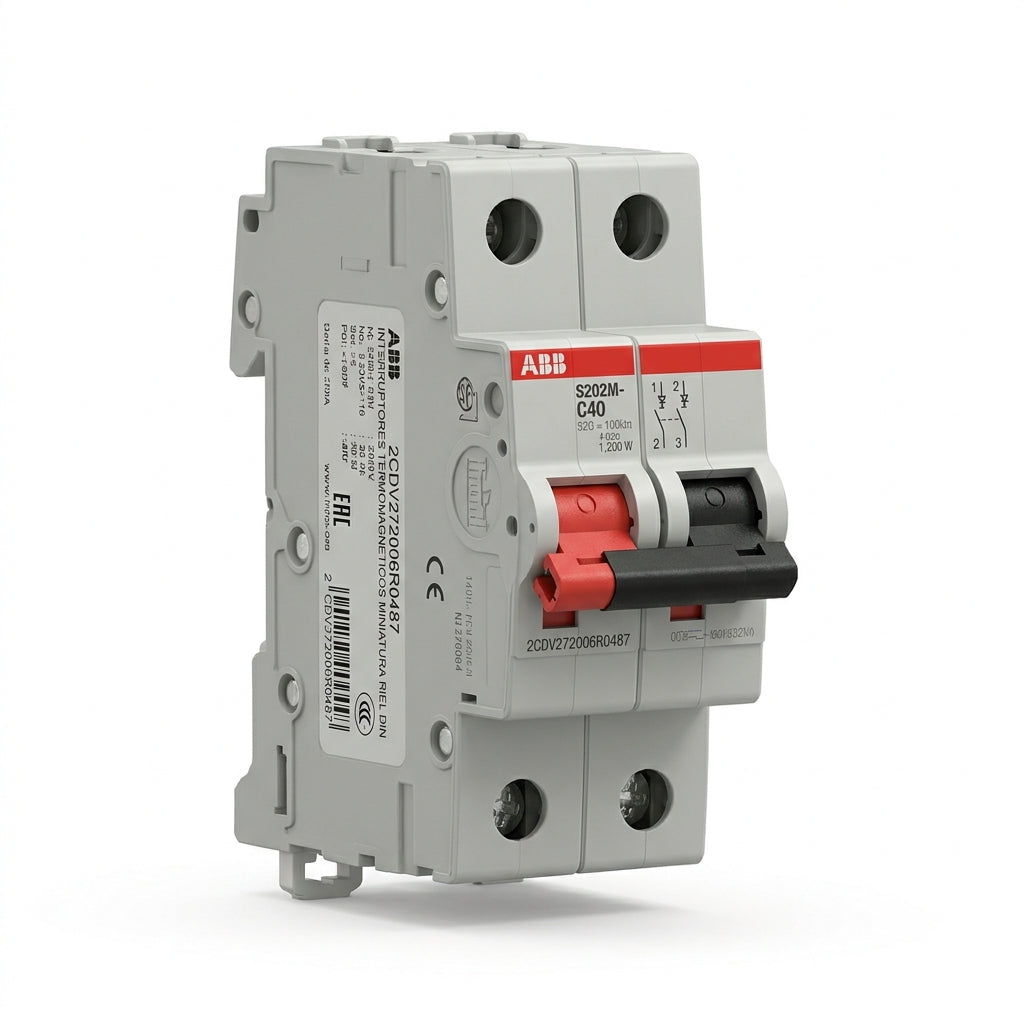 ABB 2CDV272006R0487 INTERRUPTORES TERMOMAGNETICOS MINIATURA RIEL DIN