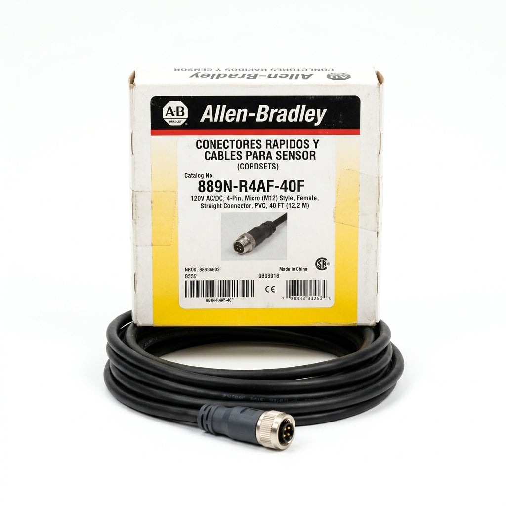 ALLEN-BRADLEY 889N-R4AF-40F CONECTORES RAPIDOS Y CABLES PARA SENSOR (CORDSETS)