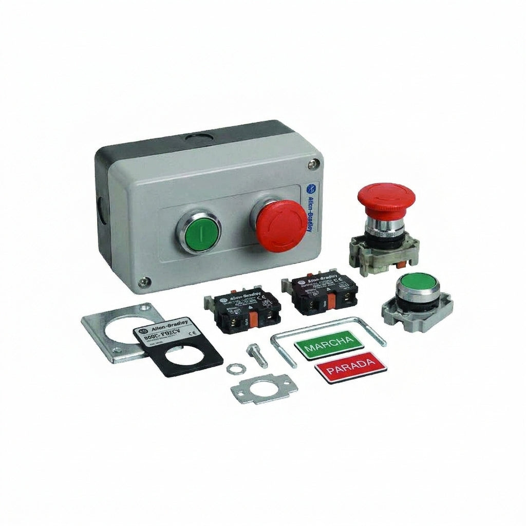 ALLEN-BRADLEY 800C-P02CV BOTONES PULSADORES BOTONERAS Y ACCESORIOS