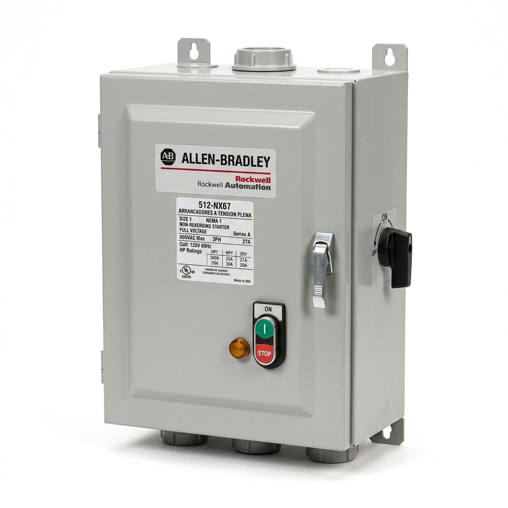 ALLEN-BRADLEY 512-NX67 ARRANCADORES A TENSION PLENA