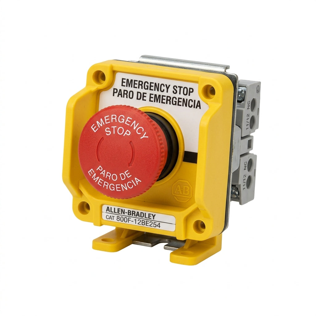 ALLEN-BRADLEY 800F-12BE254 BOTONES PULSADORES BOTONERAS Y ACCESORIOS