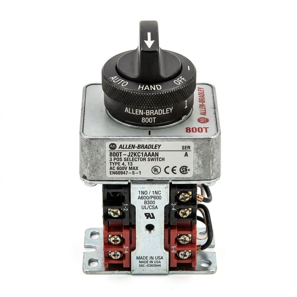 ALLEN-BRADLEY 800T-J2KC1AAAN SELECTORES Y CONMUTADORES DE FASE - LEVAS