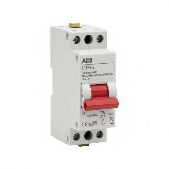 ABB LP1K6-S INTERRUPTORES TERMOMAGNETICOS MINIATURA RIEL DIN