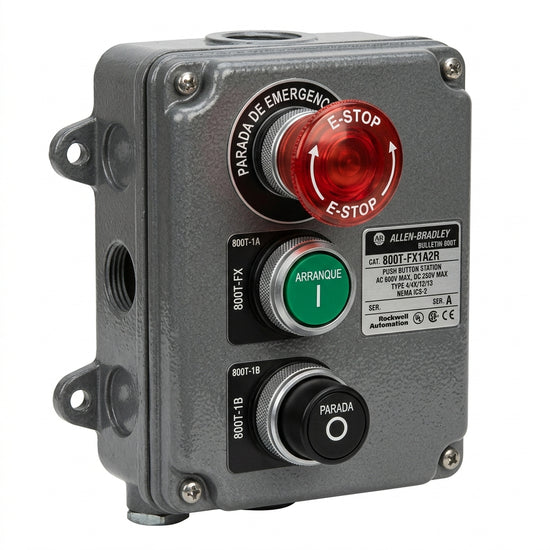 ALLEN-BRADLEY 800T-FX1A2R BOTONES PULSADORES BOTONERAS Y ACCESORIOS