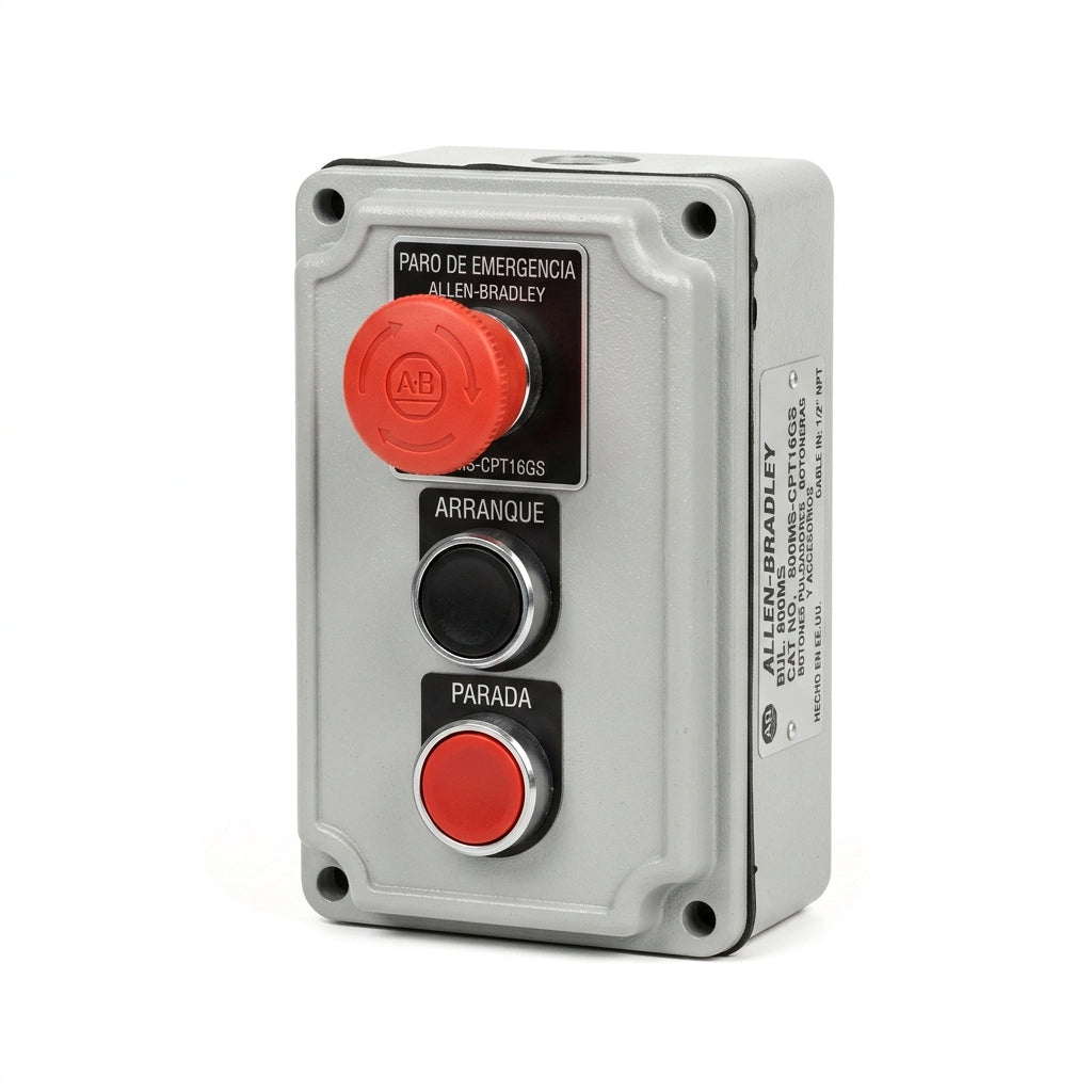 ALLEN-BRADLEY 800MS-CPT16GS BOTONES PULSADORES BOTONERAS Y ACCESORIOS