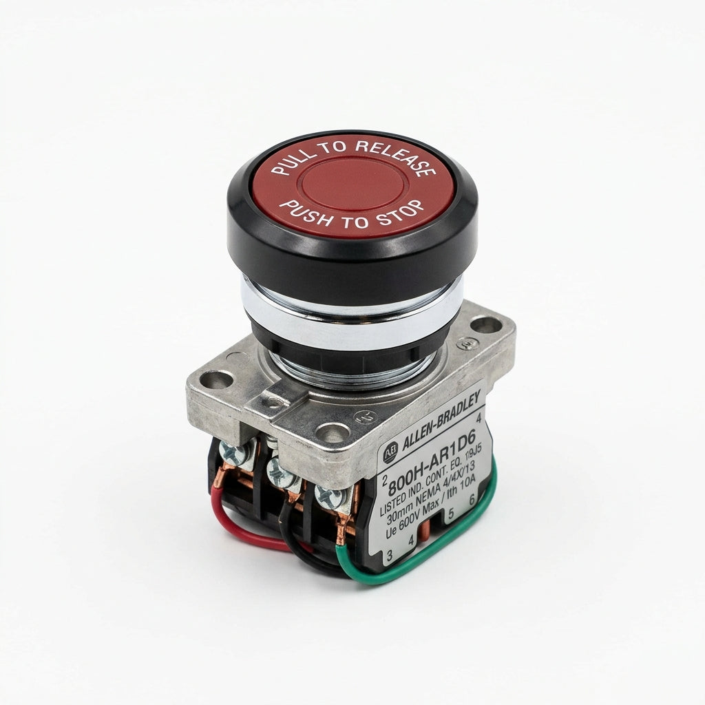 ALLEN-BRADLEY 800H-AR1D6 BOTONES PULSADORES BOTONERAS Y ACCESORIOS
