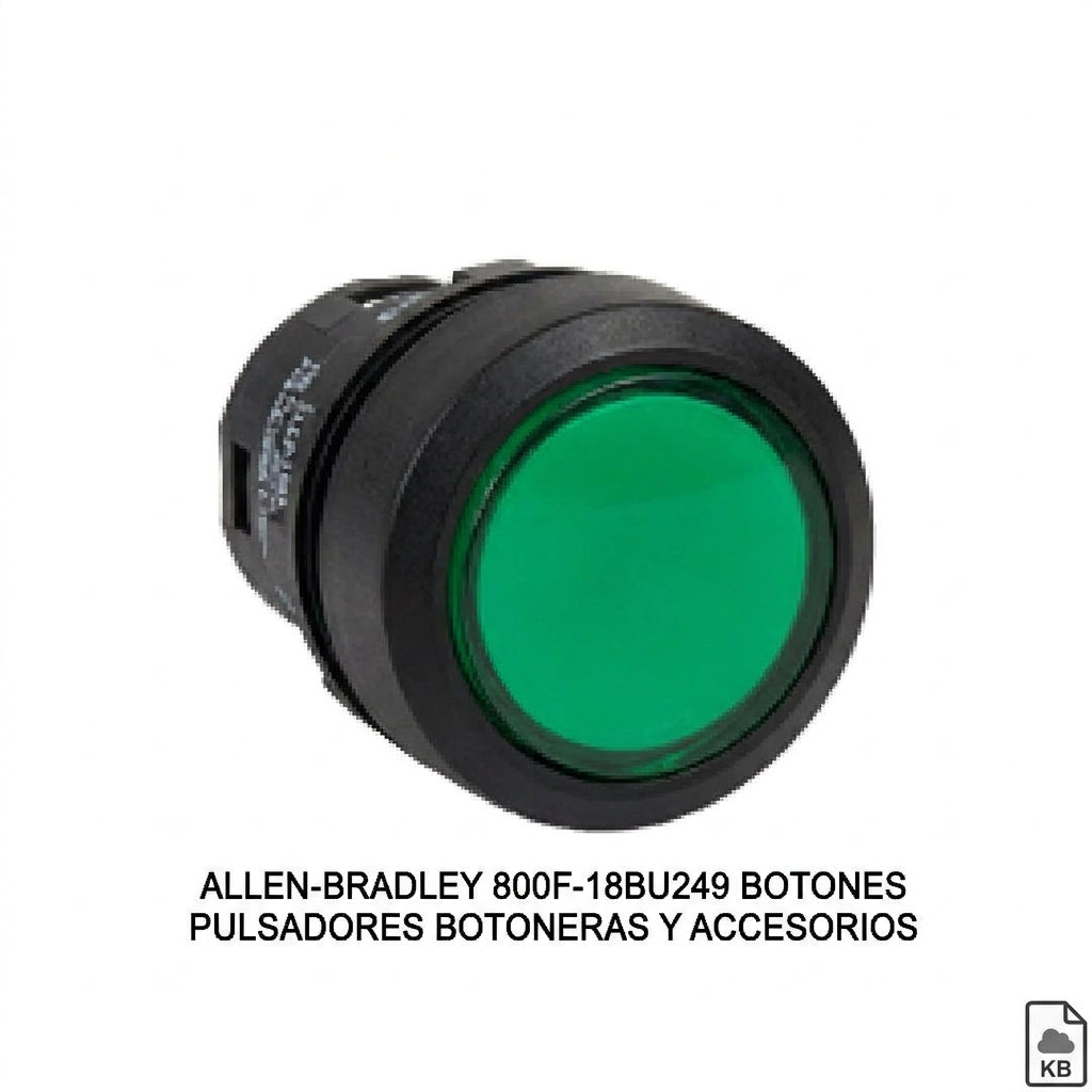 ALLEN-BRADLEY 800F-18BU249 BOTONES PULSADORES BOTONERAS Y ACCESORIOS