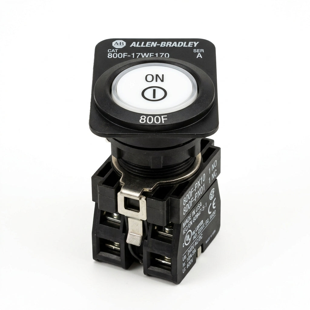 ALLEN-BRADLEY 800F-17WE170 BOTONES PULSADORES BOTONERAS Y ACCESORIOS