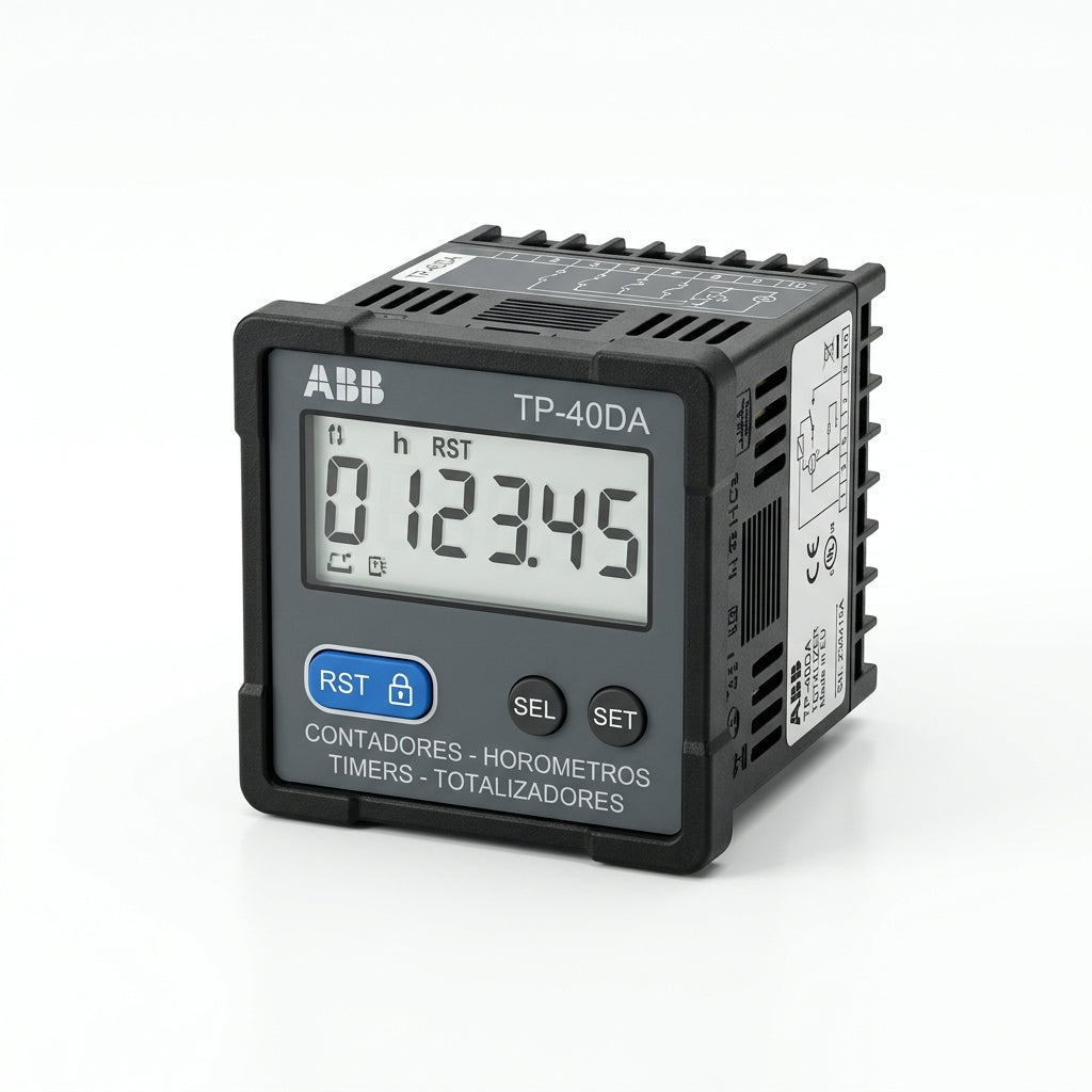 ABB TP-40DA CONTADORES-HOROMETROS-TIMERS-TOTALIZADORES